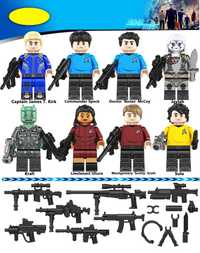 Bonecos minifiguras Star Trek nº1 (compatíveis com Lego)