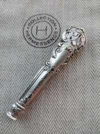 Старинная французская  серебряная ручка от столового прибора