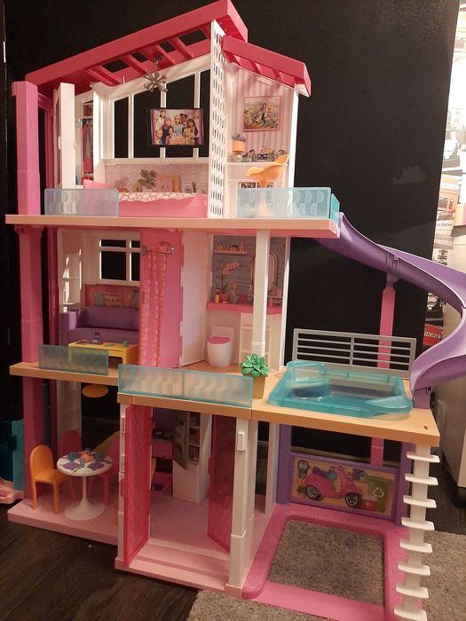 Barbie domek Dreamhause+ kamper+ samolot Barbie
