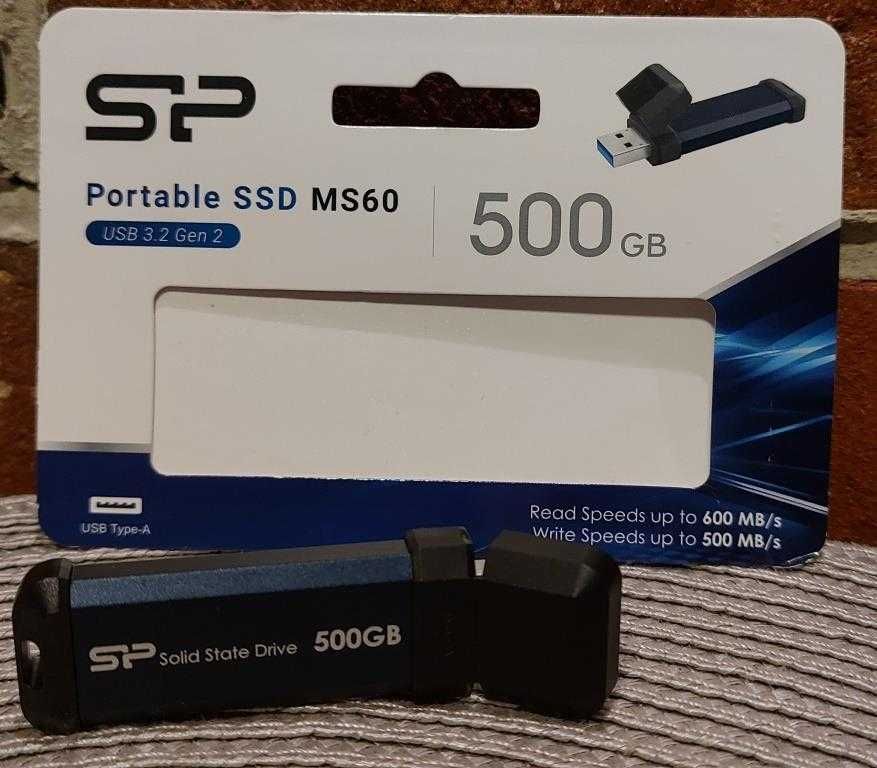 Silicon Power MS60 Dysk SSD 500GB USB 3.2. Gen 2