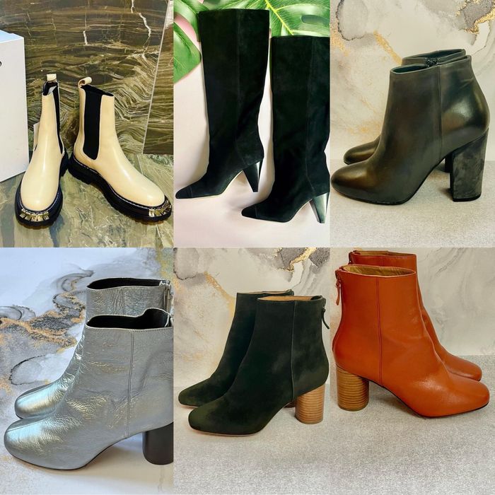 Sale! 425€ кожаные ботинки 36р. Sandro Paris, Roberto Serpentini