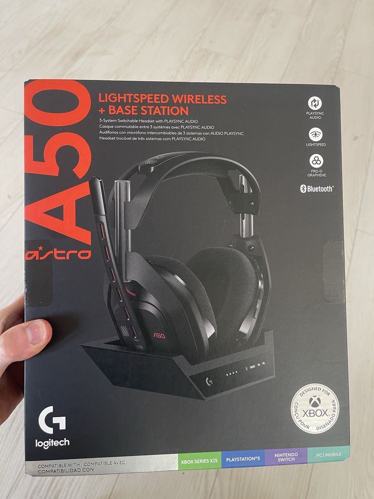Logitech astro a50 gen5 безпровідні геймерські навушники