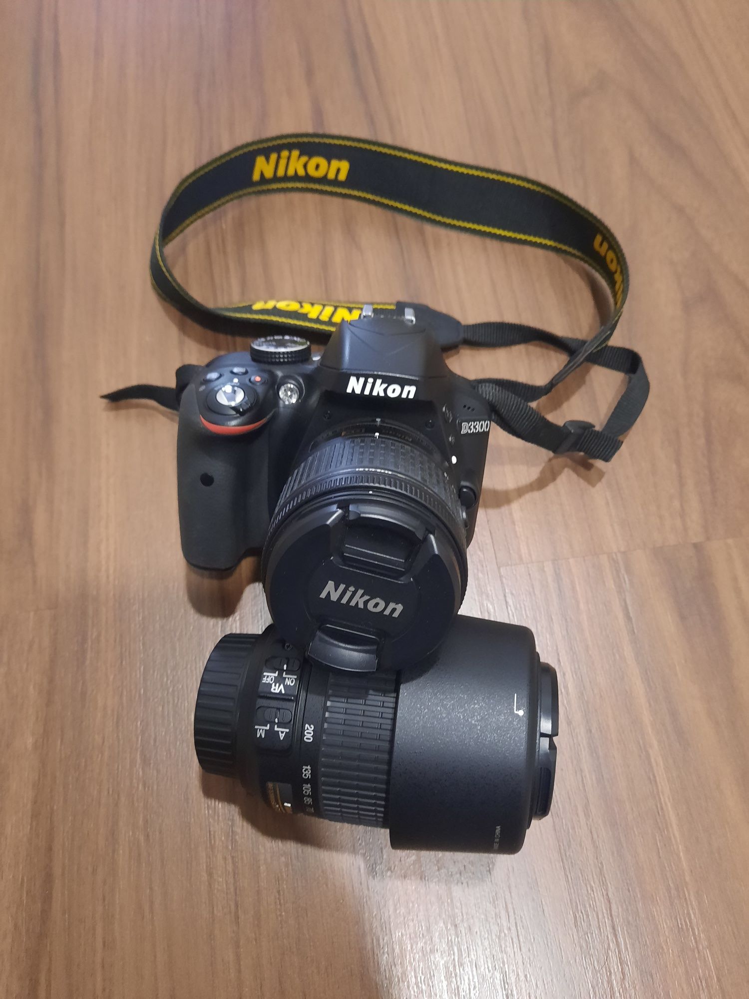 Camara Digital Nikon D3300 + Lente 18-55 + Lente 55-200