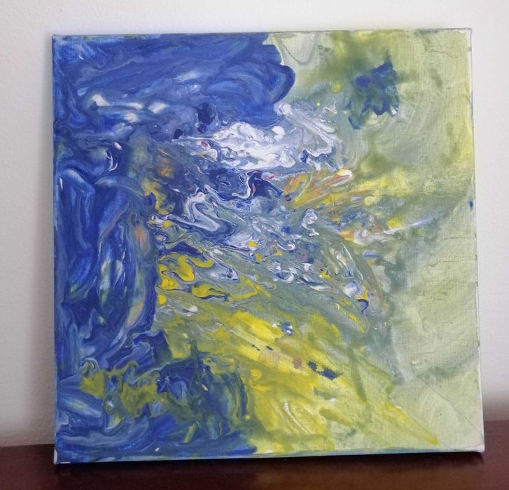 Quadro - Pintura abstrata em acrílico