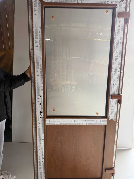 Drzwi PCV 90x200 (Białe Antracyt orzech) Od ręki!!! Transport cała PL!