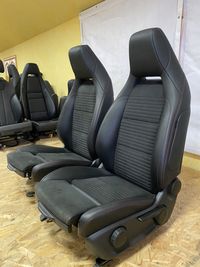 Сидения Сидушки Recaro Полуковши Mercedes W176 Алькантара