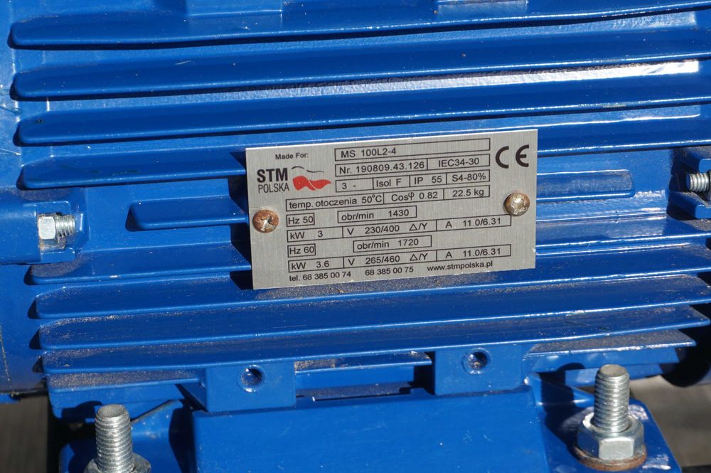 Pelleciarka 3kw Amwik pellet 400V granulator pasz