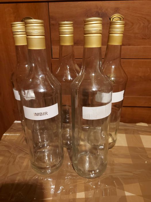 szklane butelki 1 litrowe (10 szt.)