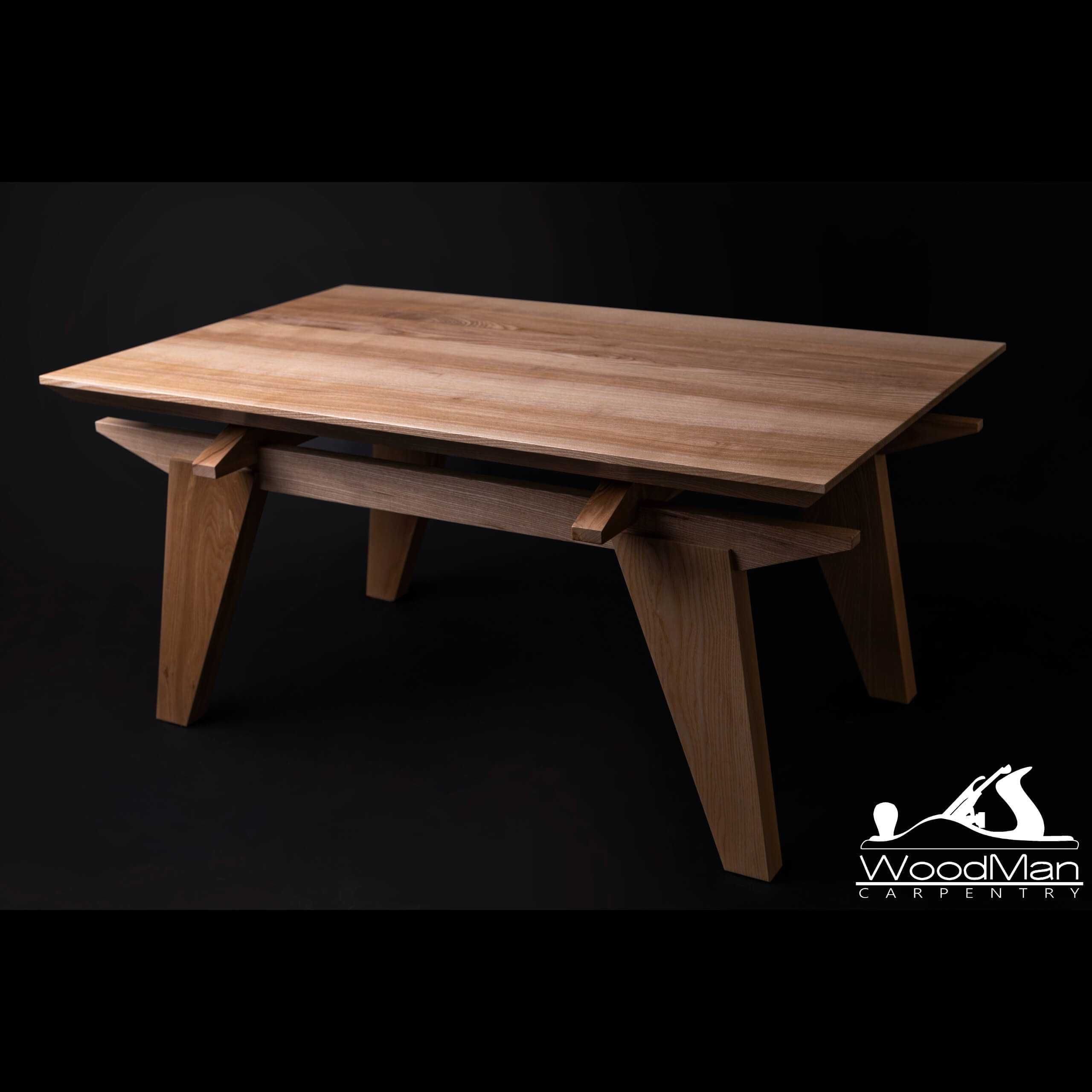 Ława w stylu japońskim (lite drewno, stolik kawowy, design)