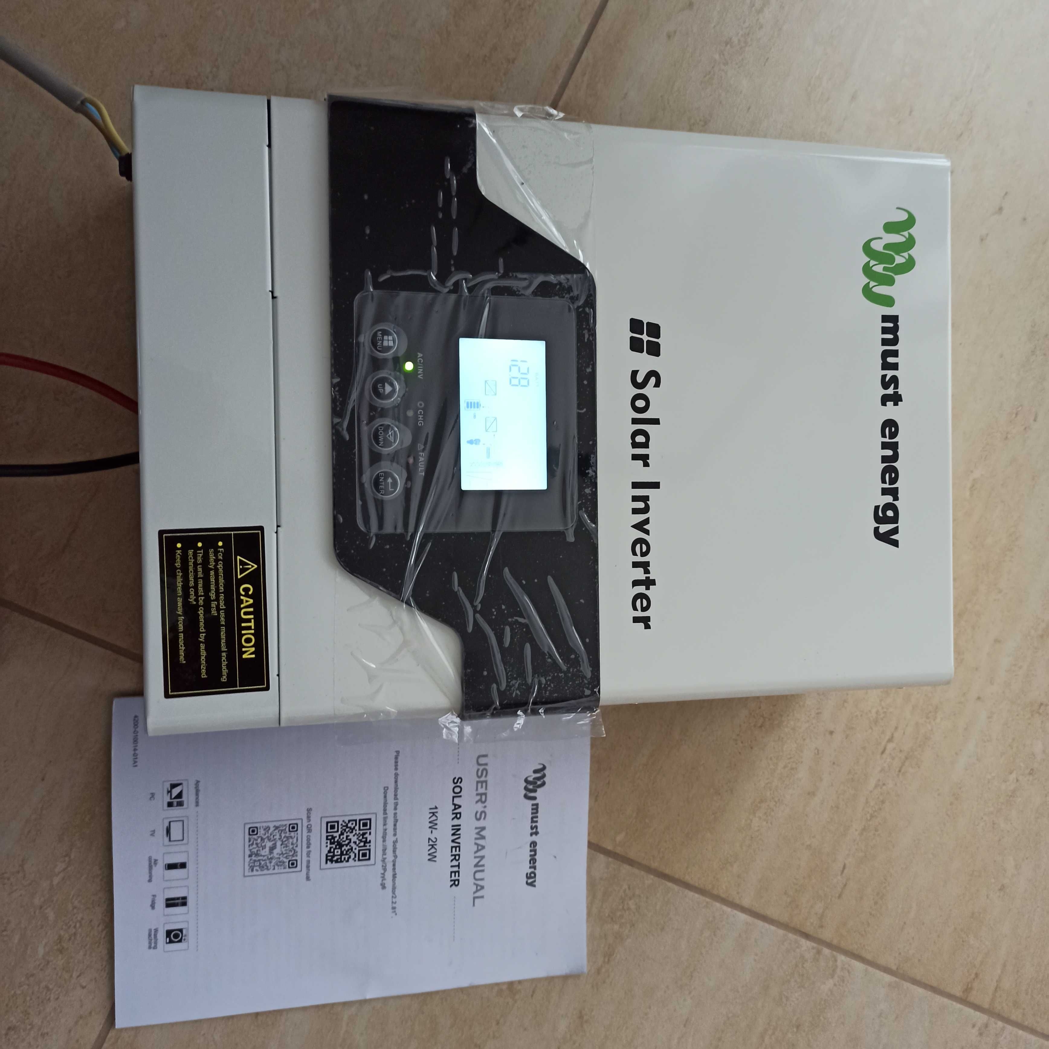 Falownik Inwerter hybrydowy 1000w 12V mppt solar sinus
