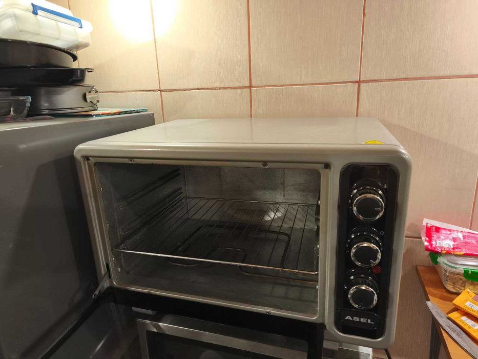 Электро печь духовка ASEL AF-40-23 электрическая 40L електрична піч