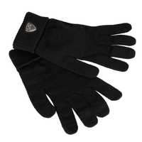 EMPORIO ARMANI EA7 zimowe męskie rękawiczki BLACK
