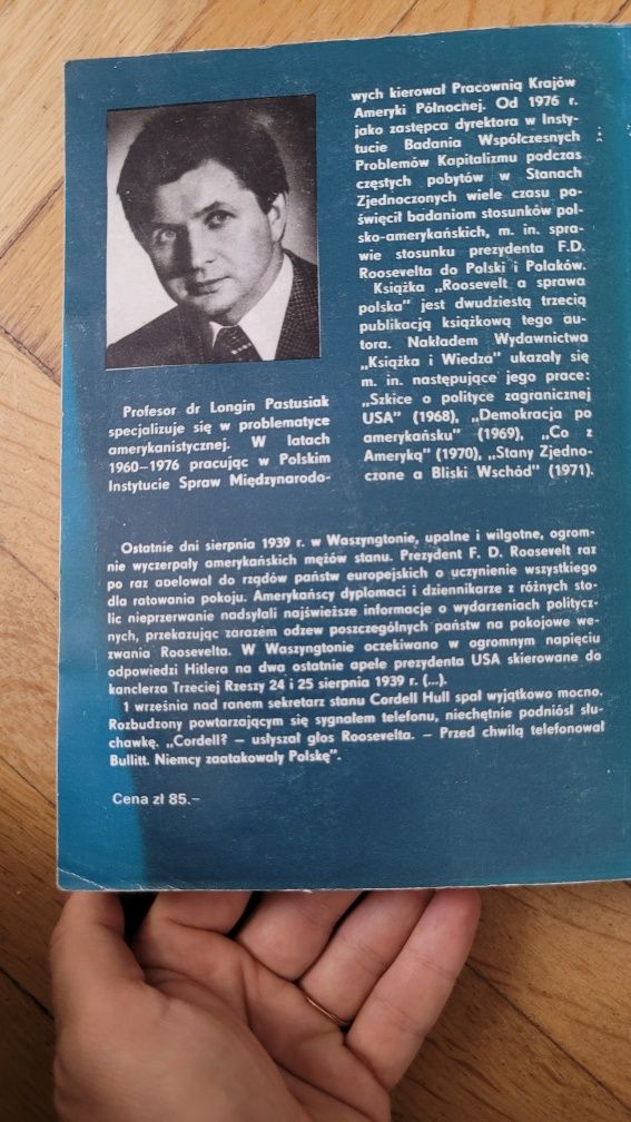 Książka "Roosevelt a sprawa polska" Longin Patusiak