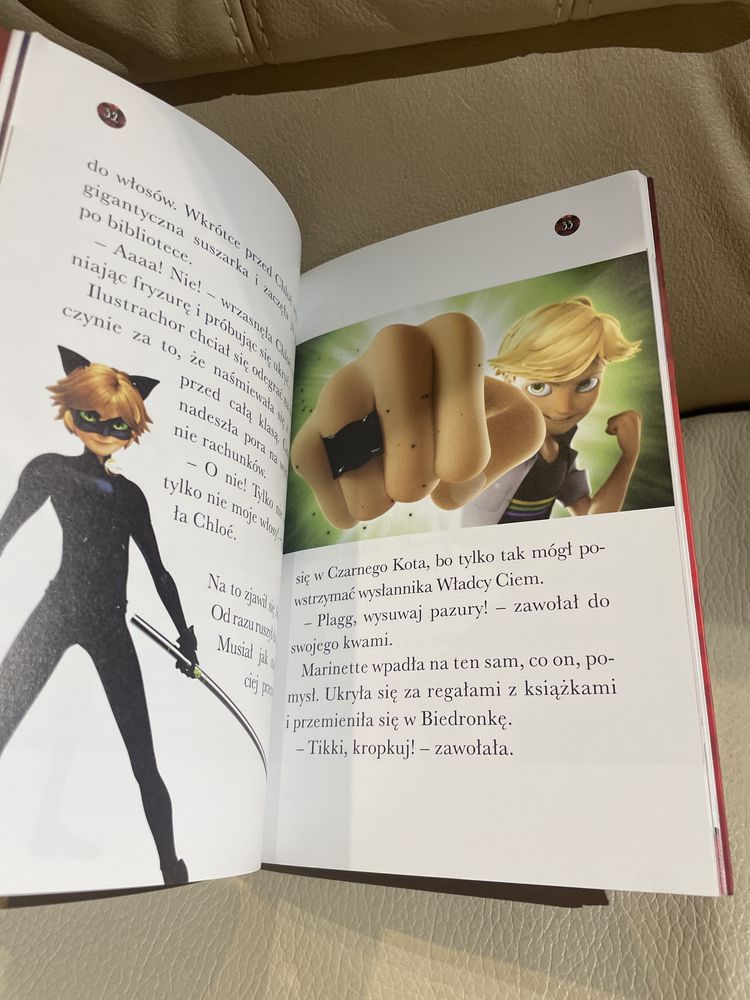 Biedronka i Czarny Kot Przygody Ilustrachor książka Miraculous