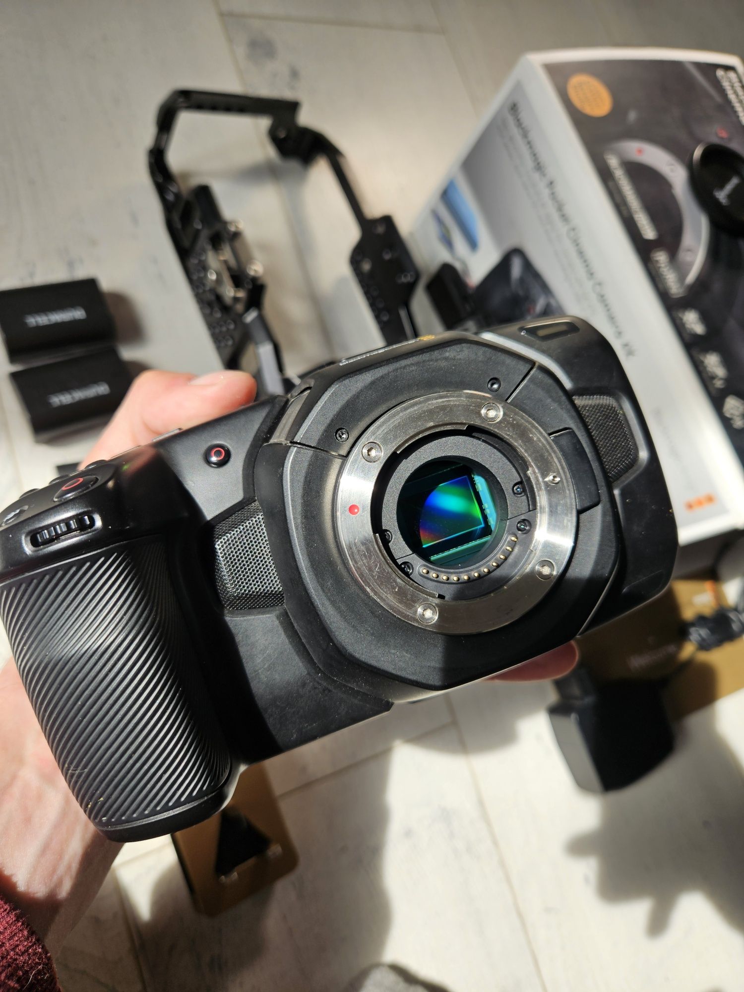 Blackmagic Pocket Cinema Kamera 4K BMPCC4K + klatka smallrig