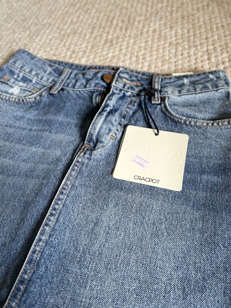 Новая джинсовая юбка/ спідниця, размер XS/S Турция