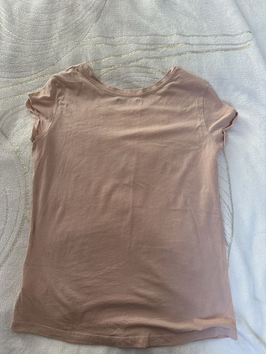 Koszulka pudrowy róż