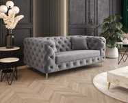 Sofa Kanapa Boston Chesterfield Pikowana Ekskluzywna VeroLux
