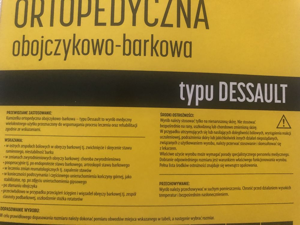 Kamizelka ortopedyczna