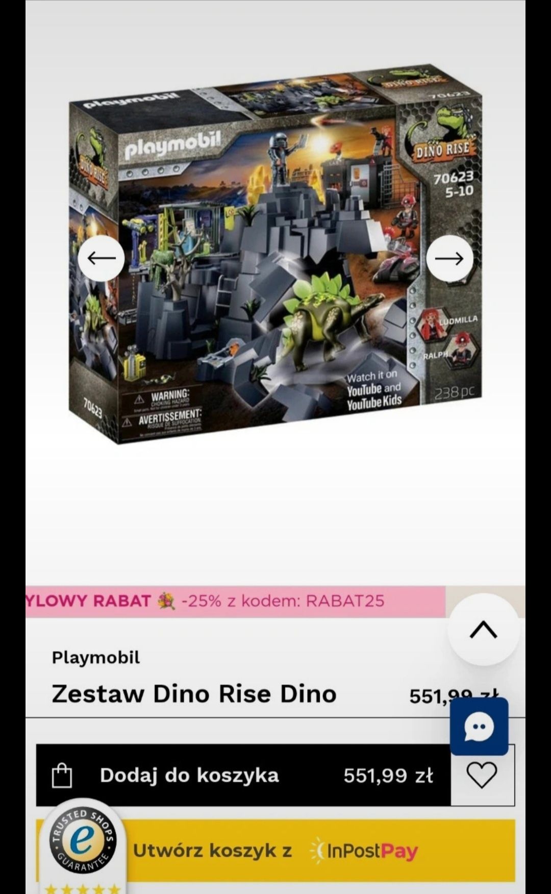 Zestaw playmobil Dino Rise