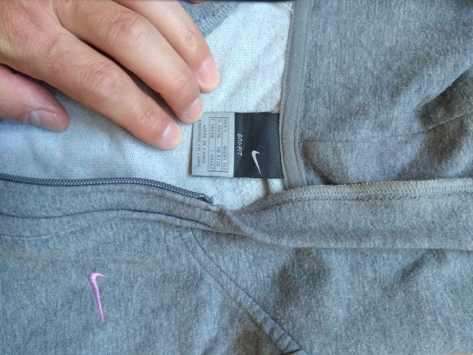 Damska bluza Nike szara dresowa S