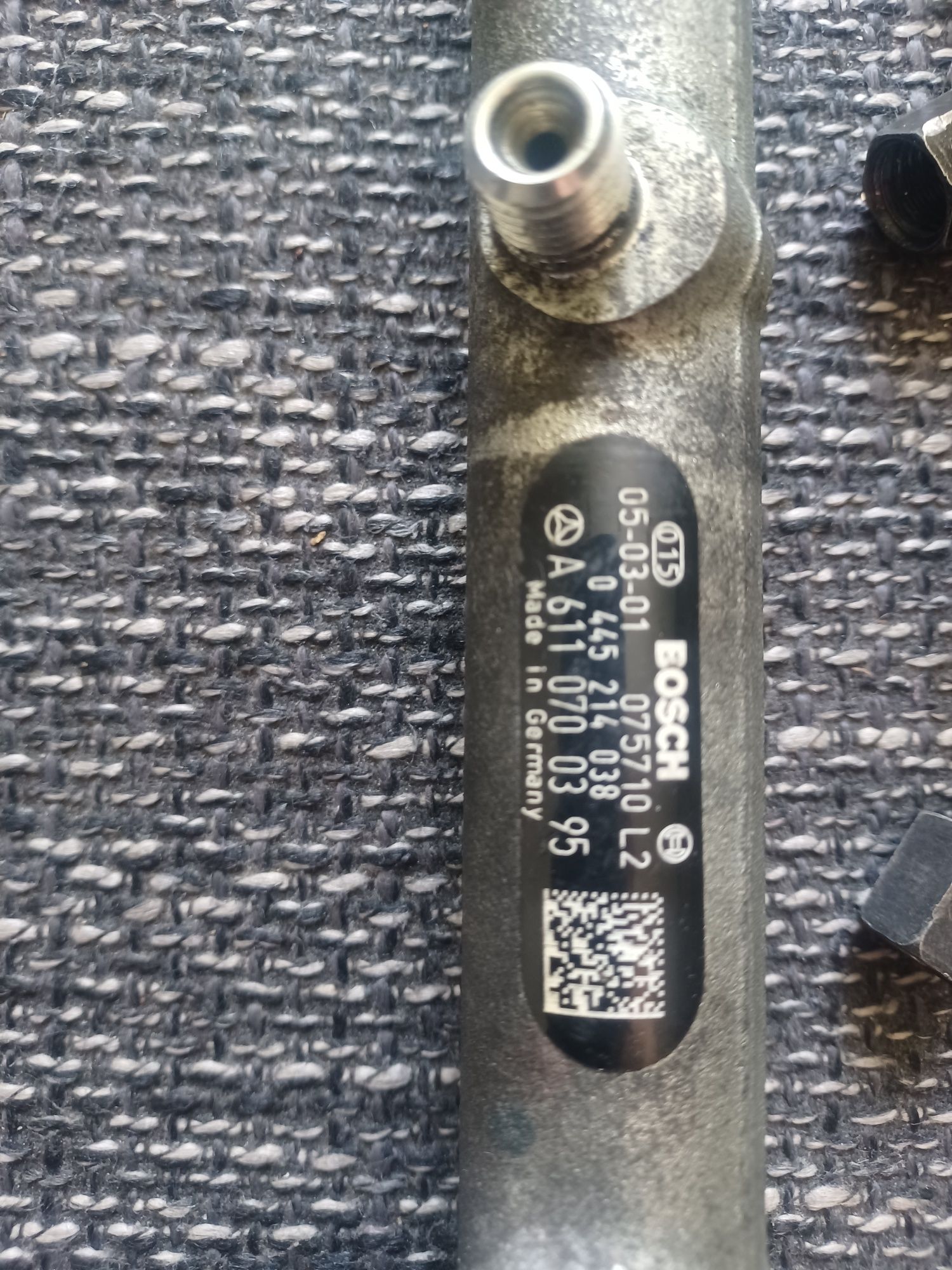 Listwa paliwowa mercedes om611 2.2 cdi kapletna