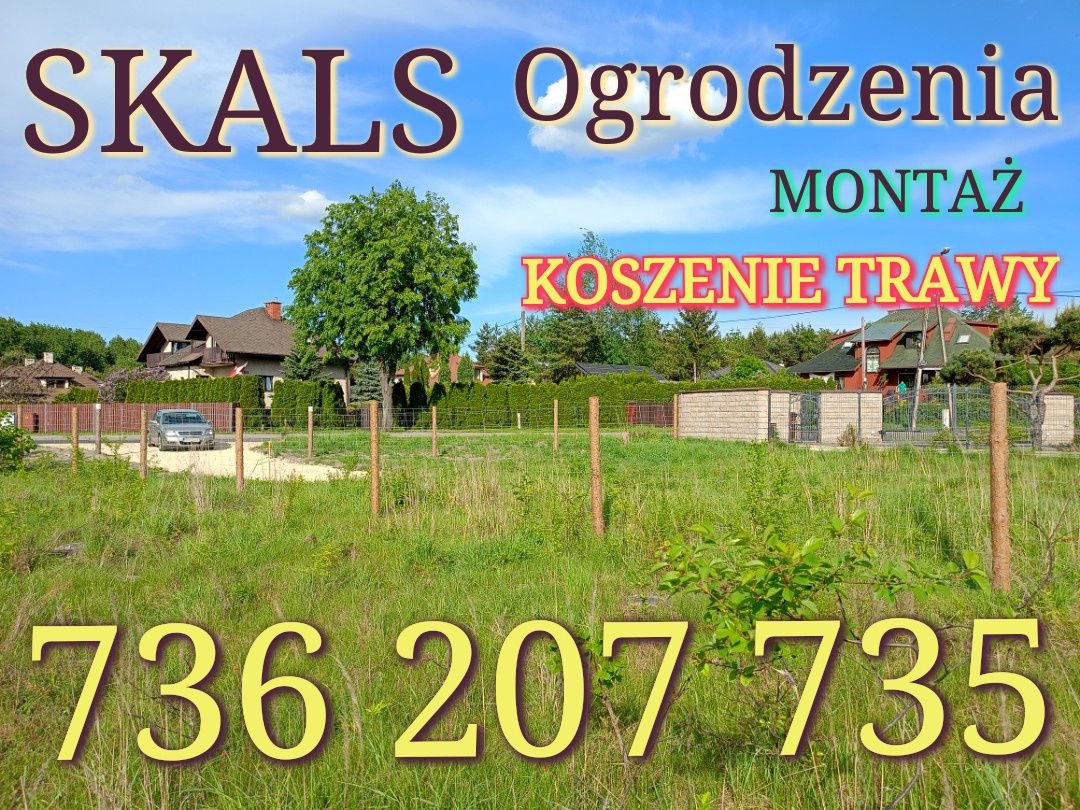 Ogrodzenie budowlane tymczasowe z siatki leśnej