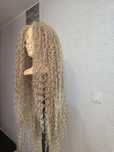 Peruka blond falowana