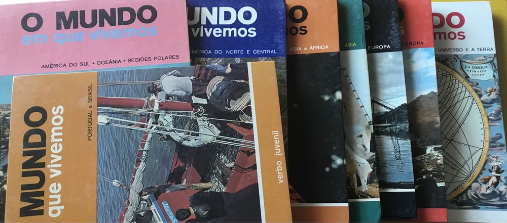 Livros O Mundo em que Vivemos vol. 1 a 8