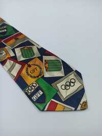 Gianfranco Ferre jedwabny krawat olimpiada logo gf01