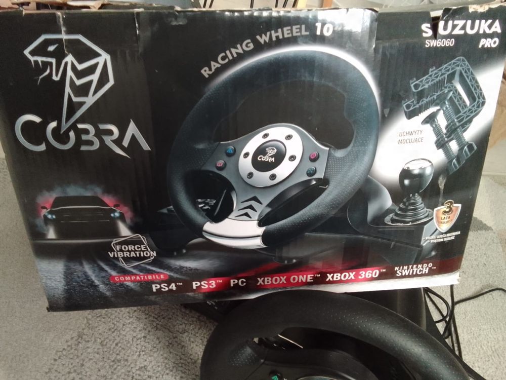 Kierownica do gier Cobra SUZUKA SW6060