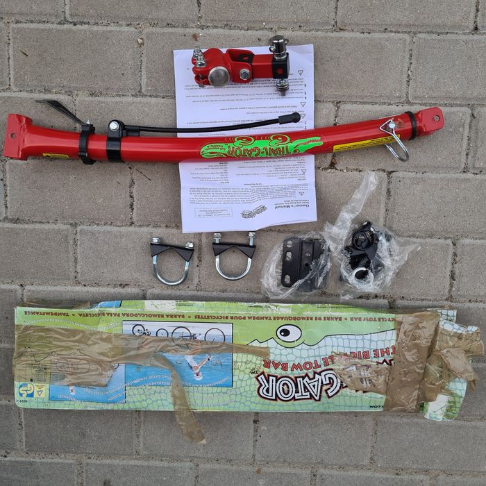 Trailgator drążek łącznik tandemowy holowniczy do rowerka dziecięcego