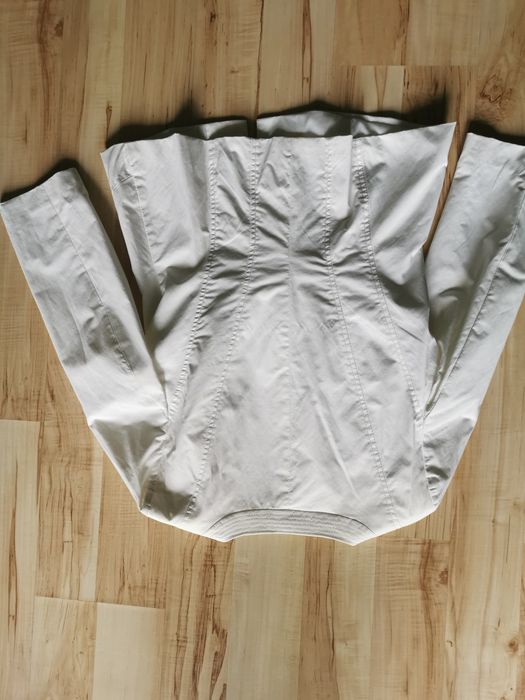 Komplet biały sukienka marynarka vito vergelis rozmiar 38