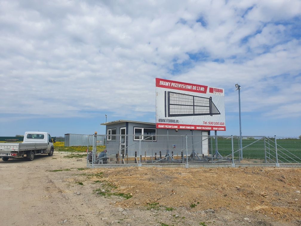 Wynajem działkę plac z biurem przy trasie S8 Ostrów Maz Podborze