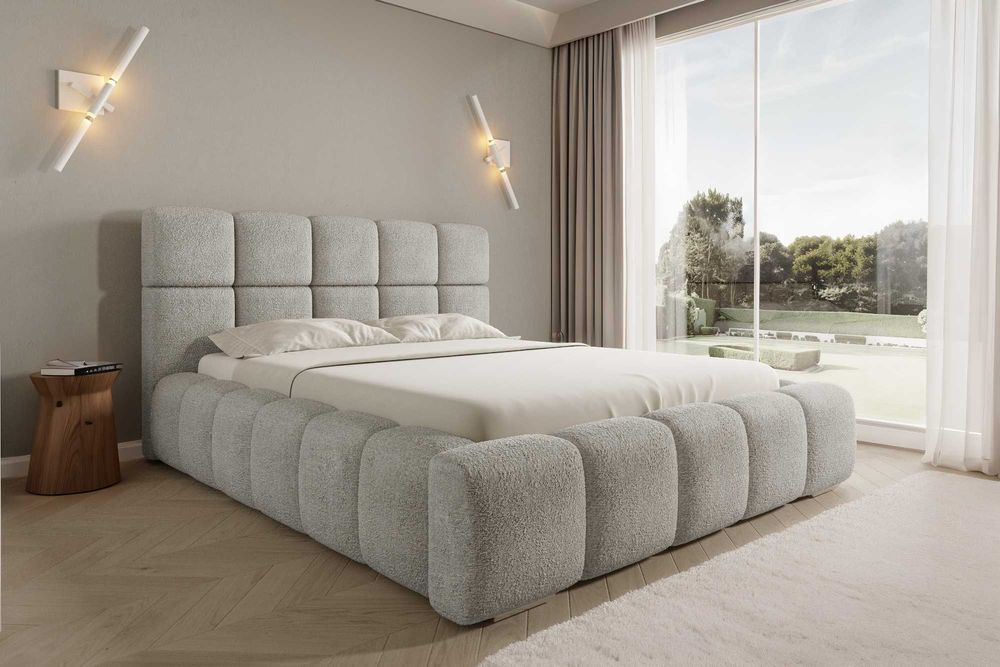 Nowoczesne Łóżko ASTI – Nowe, Wygodne, Gruba Pianka! - od Producenta