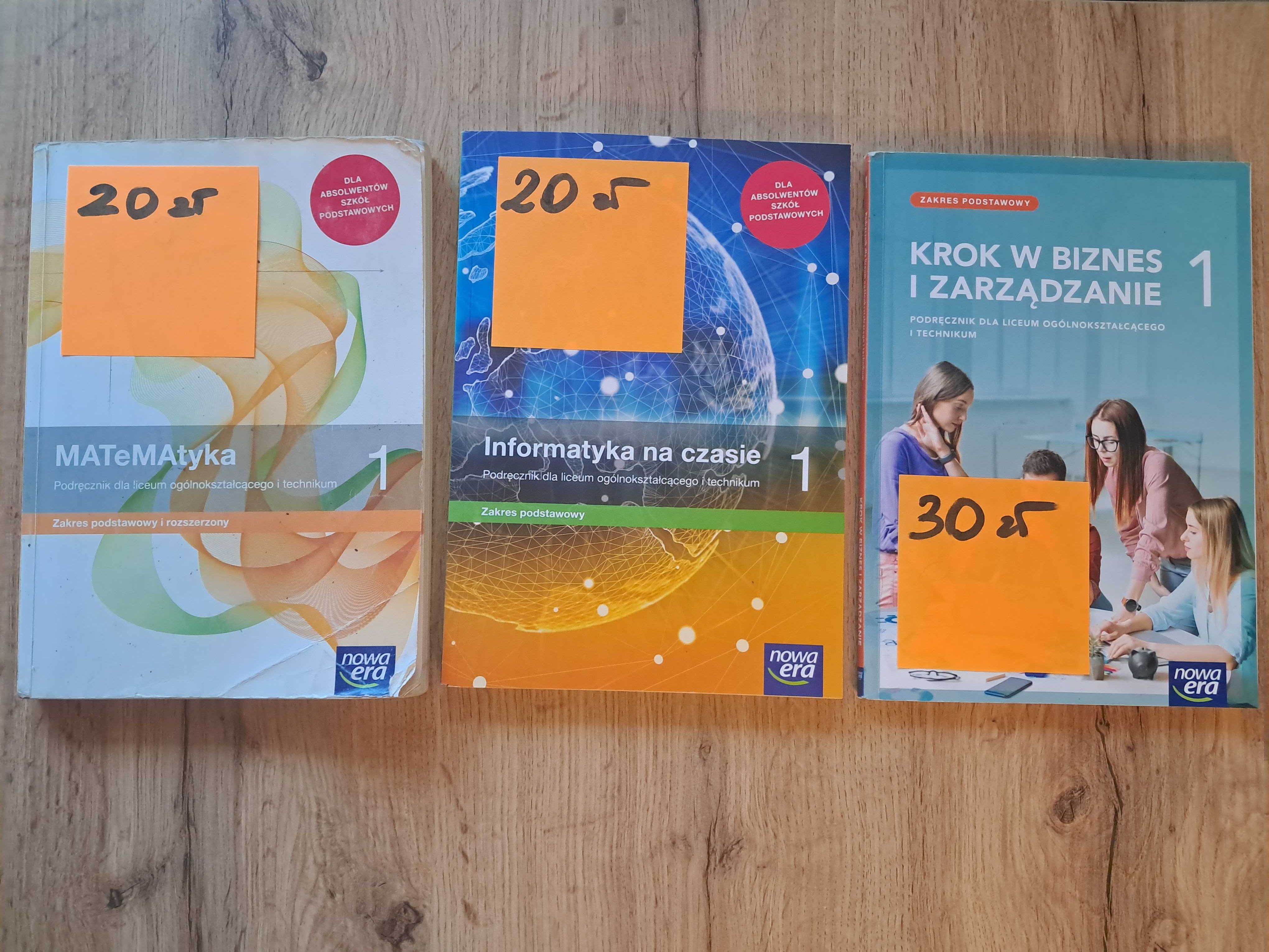 Podręczniki do I i II klasy liceum i technikum