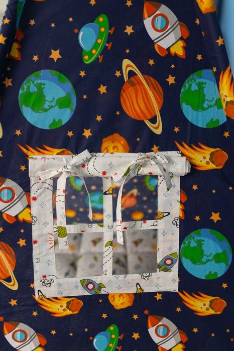 Дитячий вігвам “Космос” з планетами + підвіска Місяць у подарунок