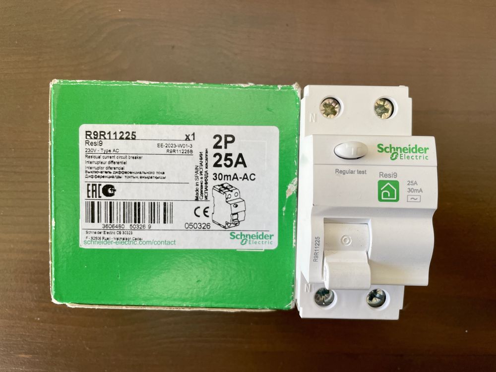 Interruptor diferencial 2P 30MA SCHNEIDER 25A