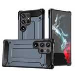Etui Hybrid Armor Samsung Galaxy S24 Ultra pancerne niebieskie