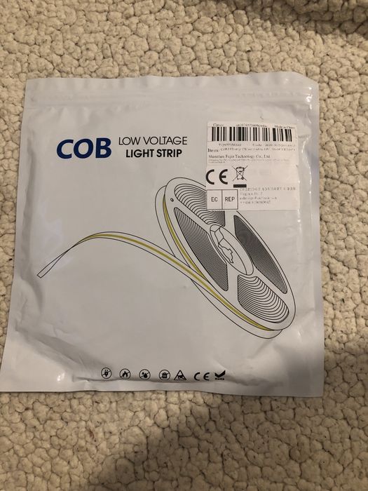 Світлодіодна стрічка 12В 10м LLS-320NW-COB-12 320 LED/m IP20