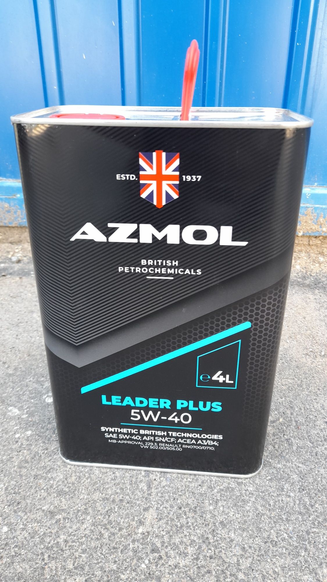 Мастило  5w40 sn/cf 4л Azmol