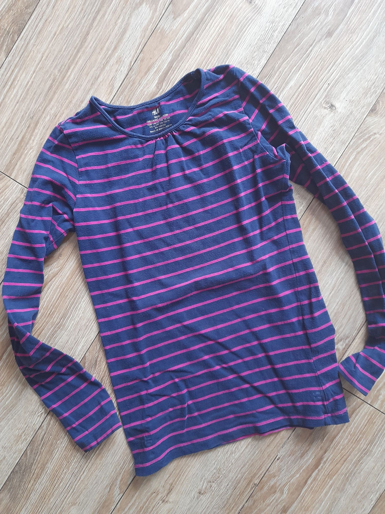 H&M bluzka basic r.146/152