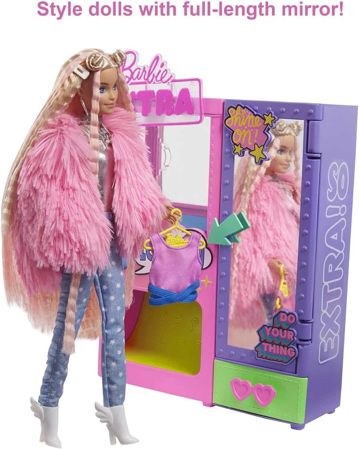 Барби Экстра Шкаф Barbie Extra Surprise Fashion Closet Playset HFG75