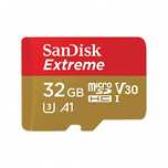 Karta Pamięci Sandisk Extreme 32Gb Microsdhc A1 U3 4K Do Drona