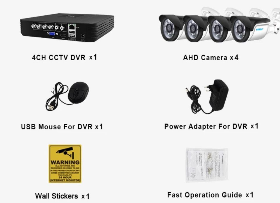 Видеокамеры наружного наблюдения 1080/720 pазрешение