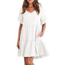 Белое оверсайз хлопок платье primark коттон біла бавовна сукня