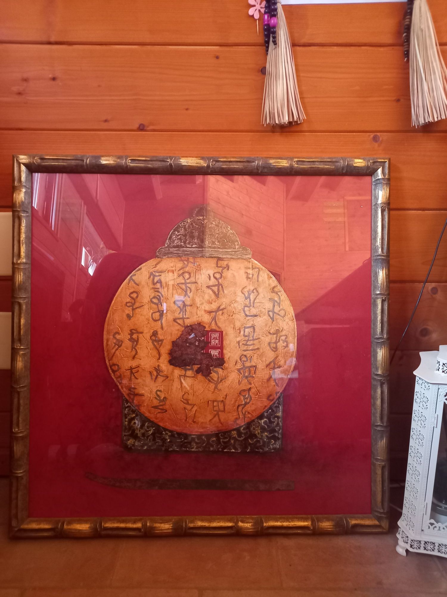 Quadro Oriental com moldura