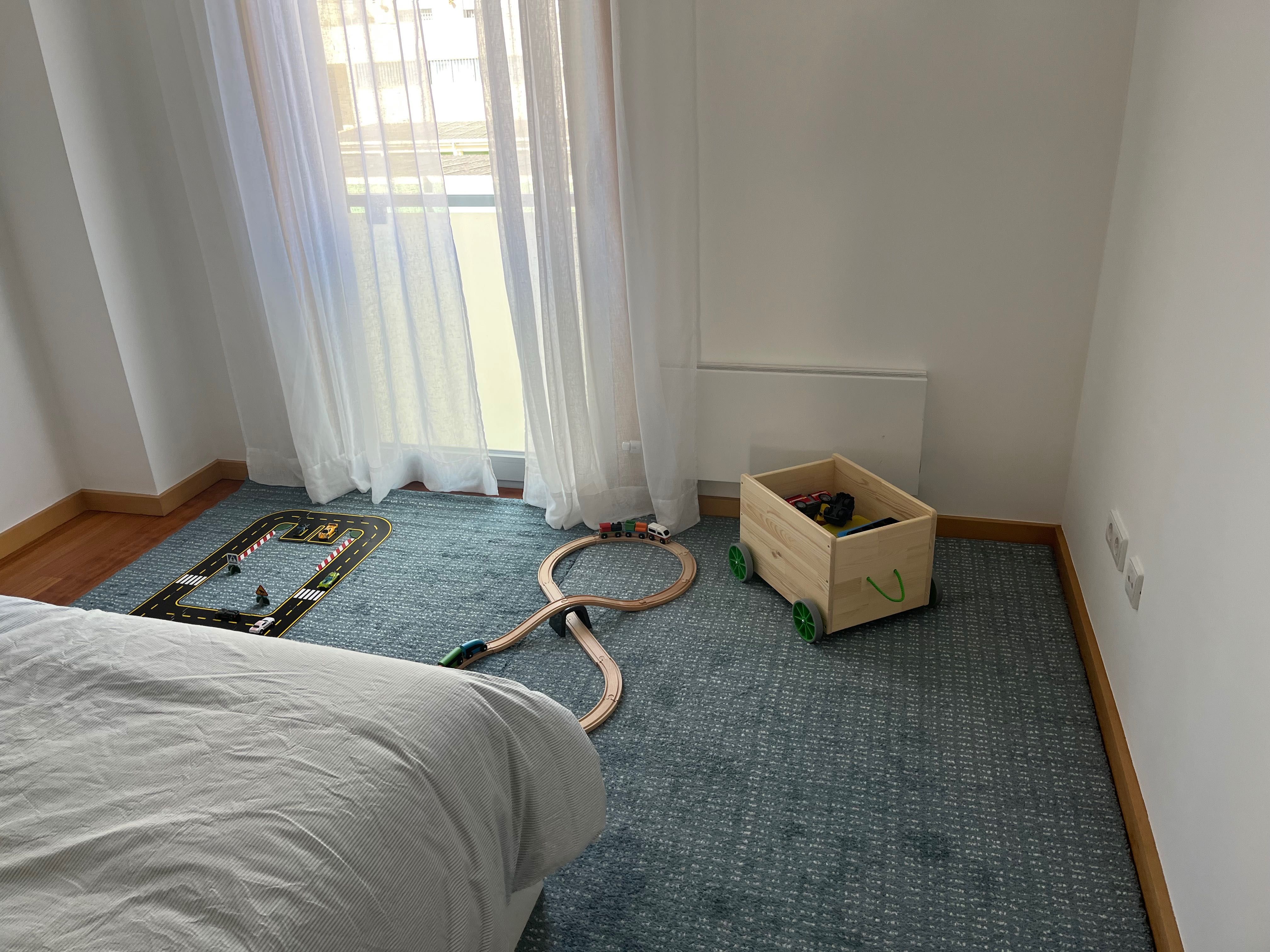 Tapete azul da Ikea