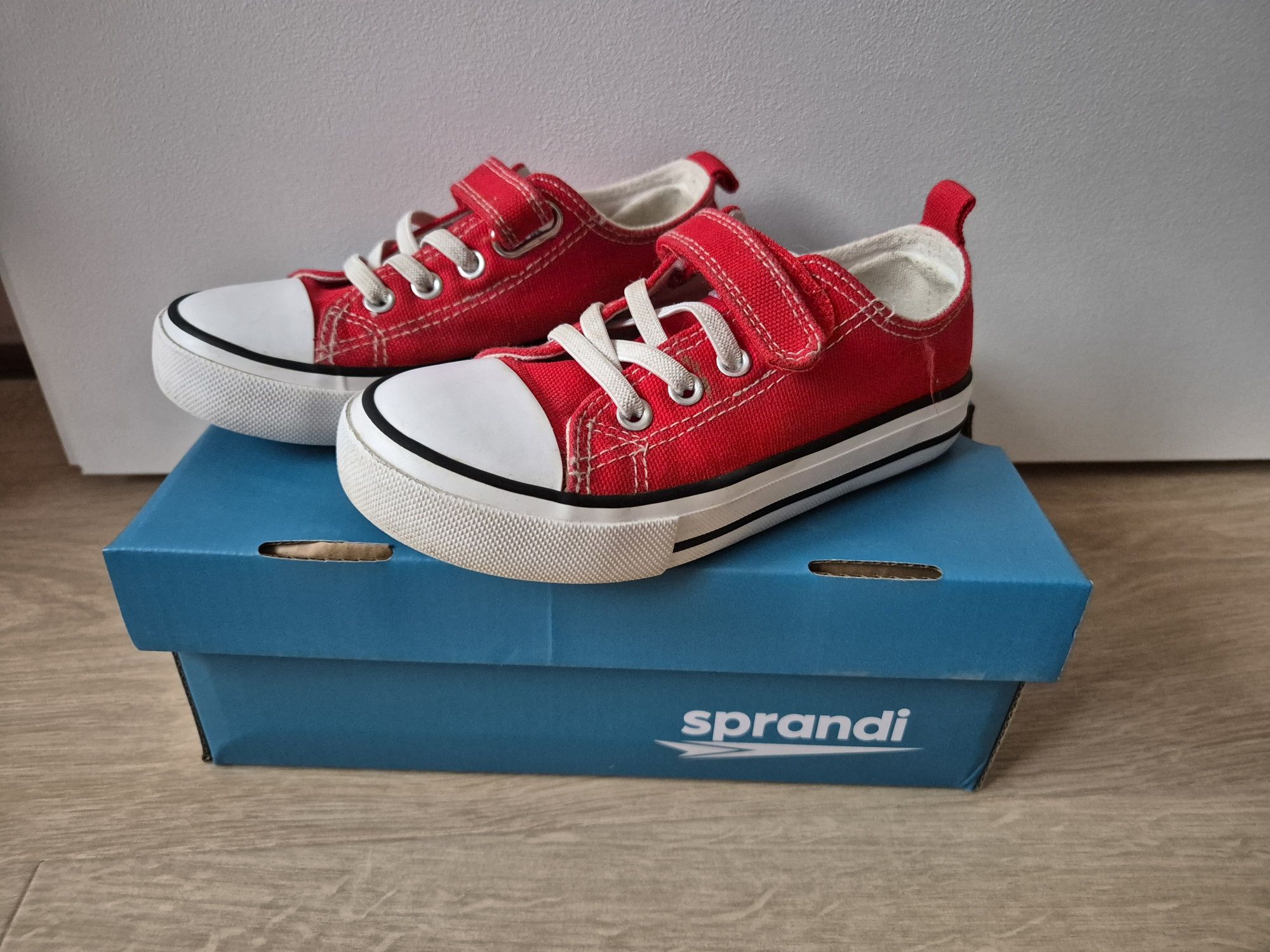 Czerwone trampki tenisówki sprandi ccc 29 jak nowe