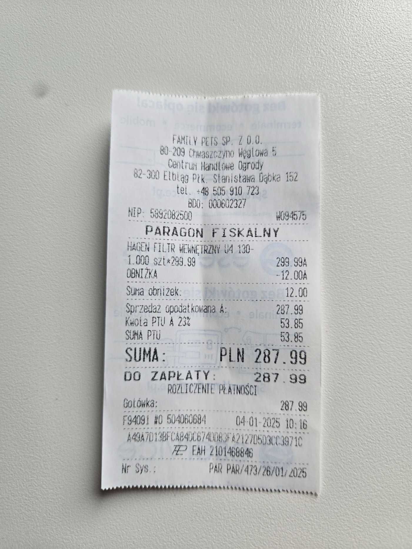 Filtr wewnętrzny FLUVAL U4 gwarancja